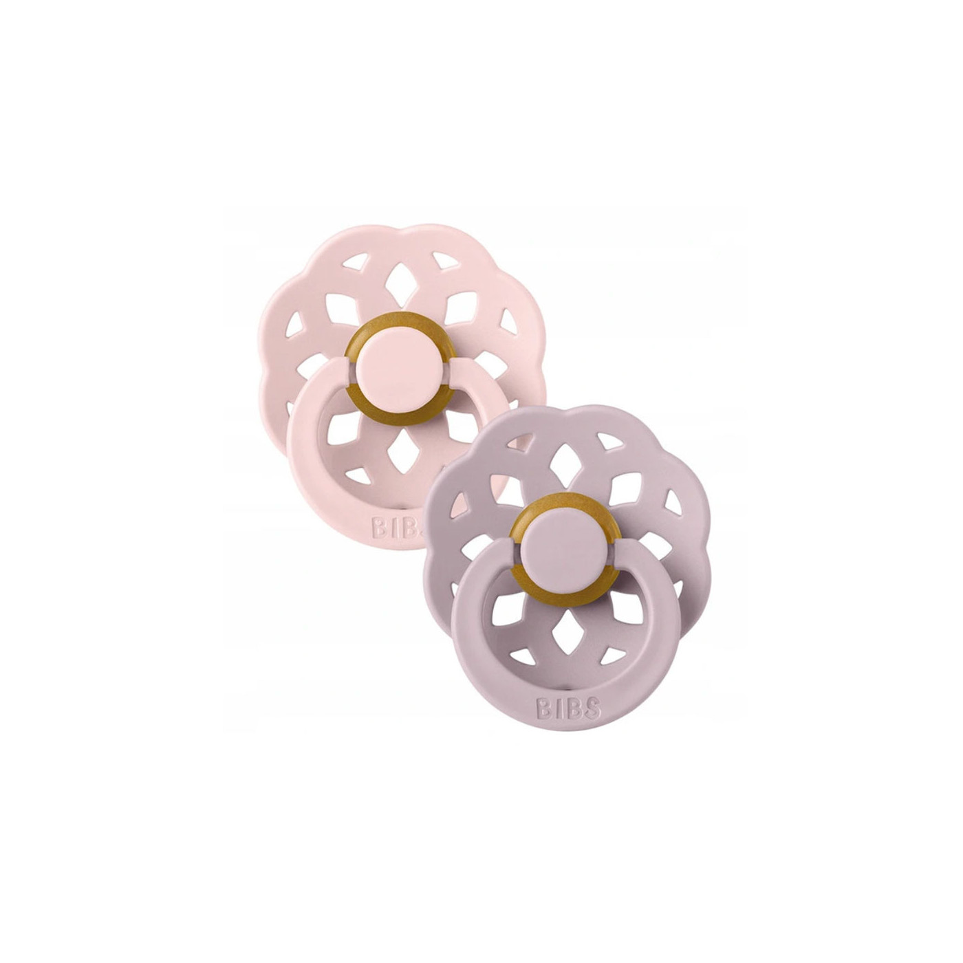 Smoczek uspokający dla dziecka BIBS BOHEME 2-PACK BLOSSOM & DUSKY LILAC M