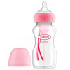 DR BROWN\'S BUTELKA ANTYKOLKOWA SZEROKA OPTIONS+ 270ML 0m+ Różowa