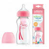 DR BROWN\'S BUTELKA ANTYKOLKOWA SZEROKA OPTIONS+ 270ML 0m+ Różowa
