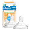 DR BROWN\'S SMOCZEK DO BUTELKI OPTIONS + SZEROKA SZYJKA POZIOM 2 (3-6 M) 2-PAK