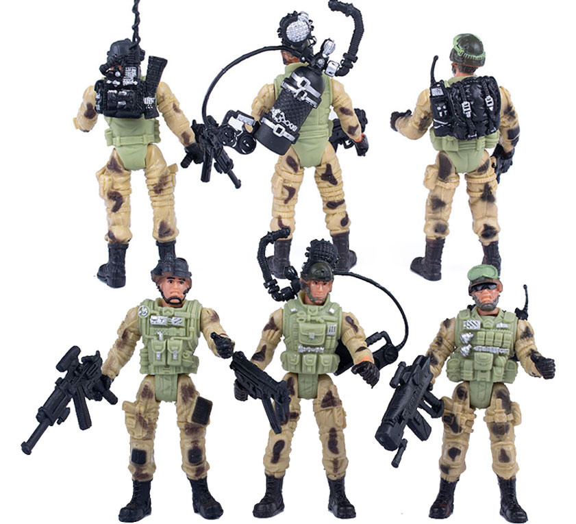 Zestaw figurek żołnierze do zabawy w wojsko