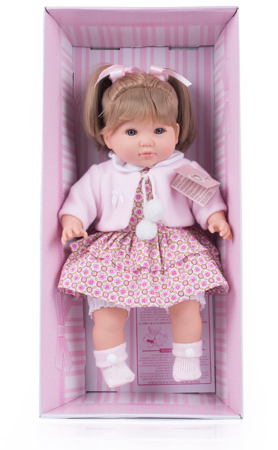 Lalka hiszpańska Sandra dziewczynka z kucykami Lalka hiszpańska Sandra dziewczynka z kucykami