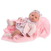 Lalka duży bobas z kocykiem i smoczkiem MANTITA 39 cm lalka gumowa