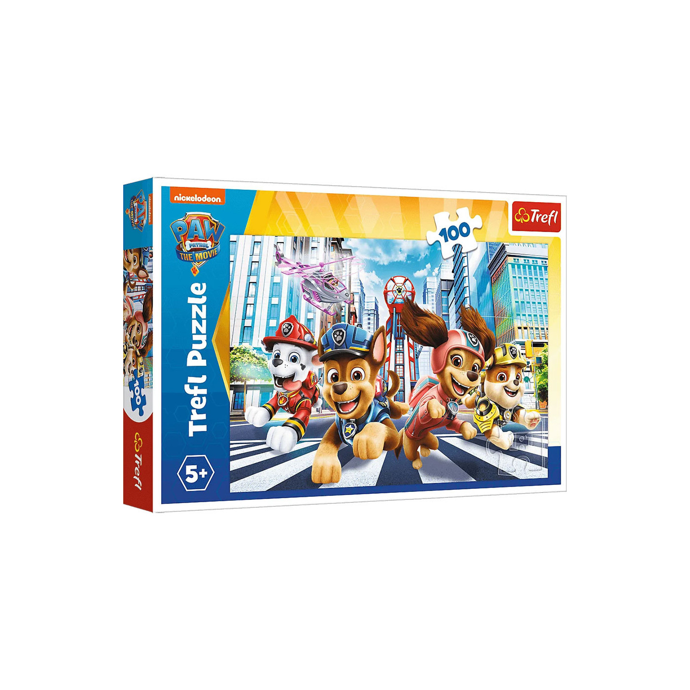 Trefl Puzzle 100 el. | Psi Patrol Psia ekipa- puzzle dla dzieci z motywem bajkowym
