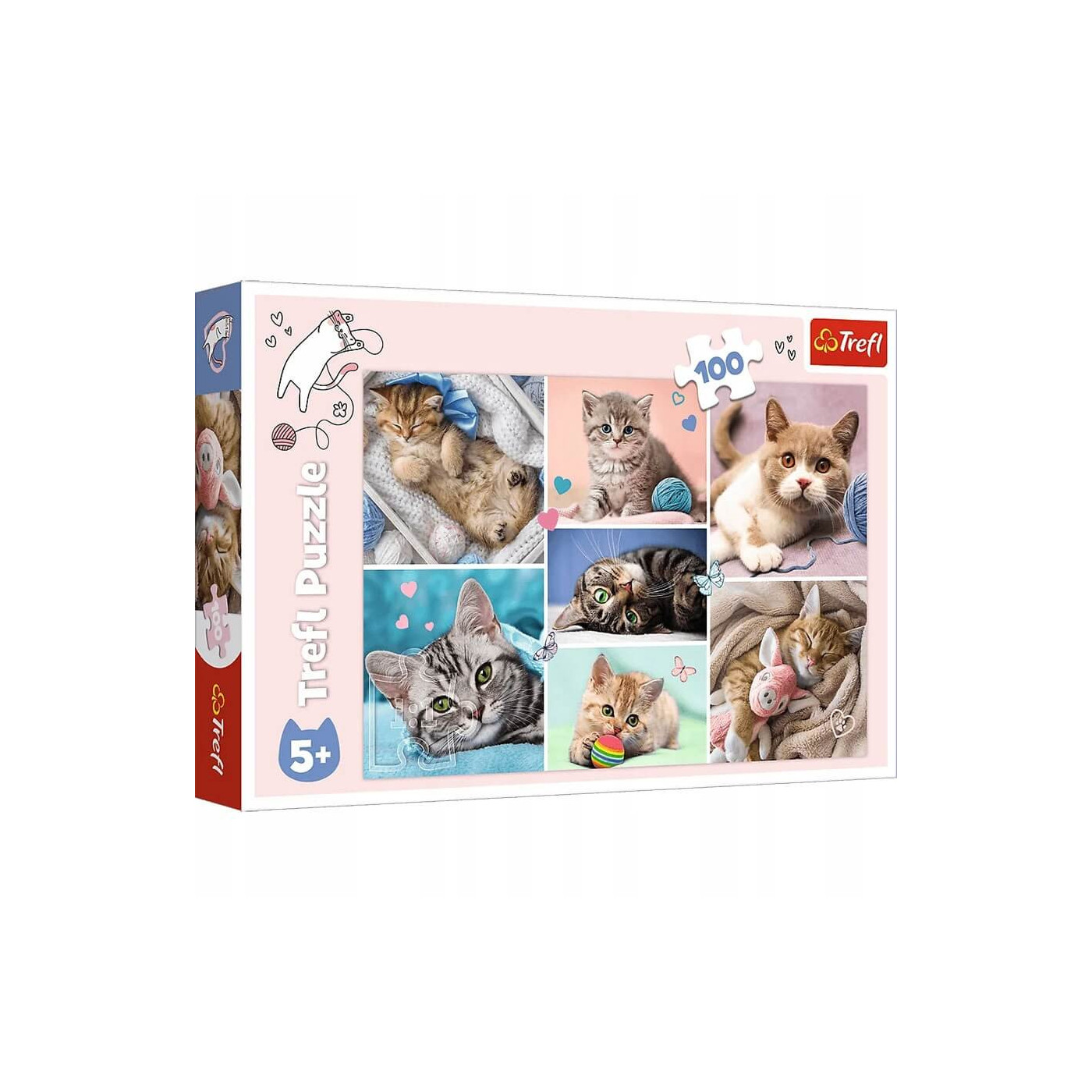 Puzzle dla dzieci 5+ z kotami trefl