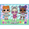 Puzzle 4w1 Trefl Laleczki lol Suprice zabawka edukacyjna dla dzieci