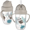 Canpol babies Kubek niekapek ze składaną rurką silikonową z odważnikiem 270 ml Szary