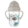 Canpol babies Kubek niekapek ze składaną rurką silikonową z odważnikiem 270 ml Szary