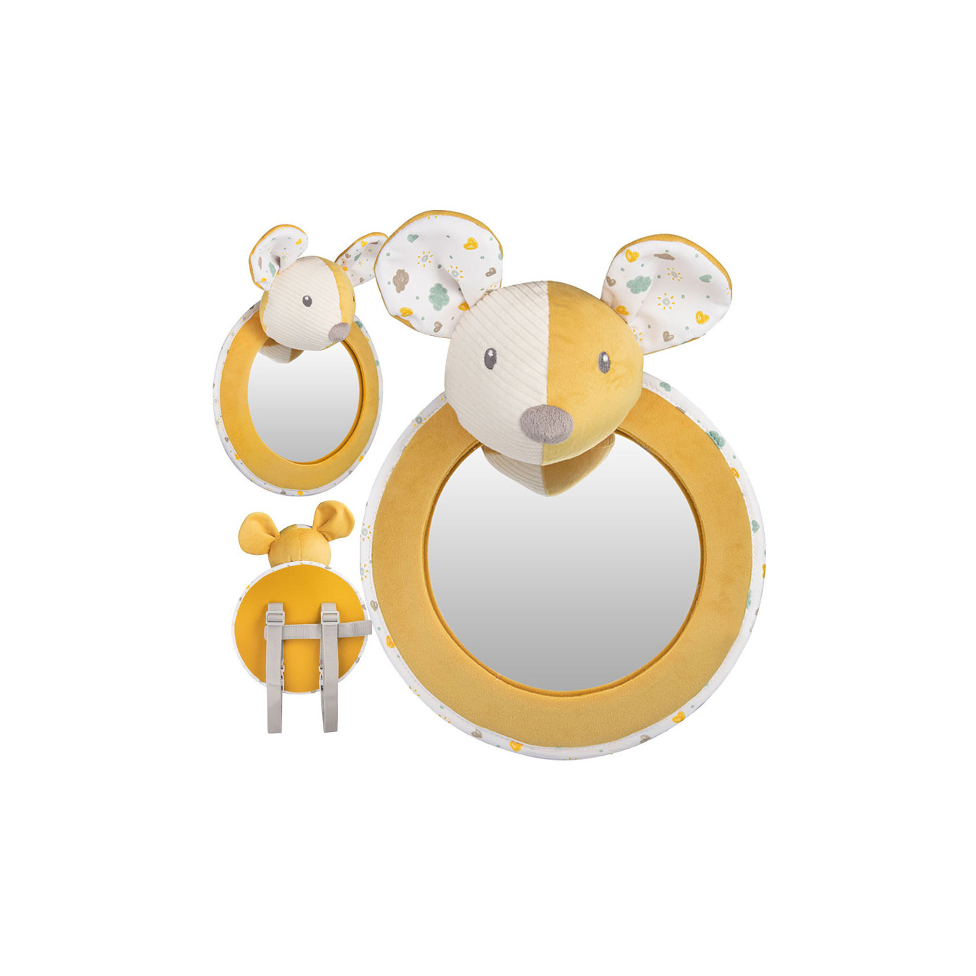 Canpol babies Lusterko samochodowe do obserwacji dziecka MOUSE