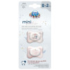 CANPOL Smoczek uspokajający MINI 0-2 m symetryczny SLEEPY KOALA 2szt. Silikonowy Pink