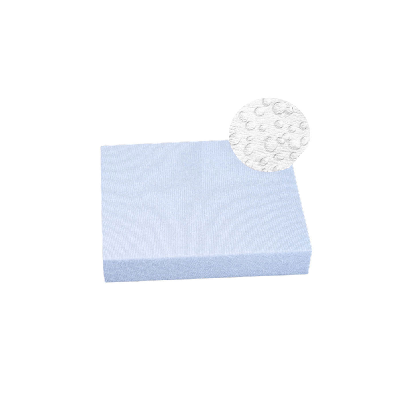 Prześcieradło Nieprzemakalne z Gumką do łóżeczka dla dziecka - 120x60 cm Jersey 100% bawełna Wodoodporne