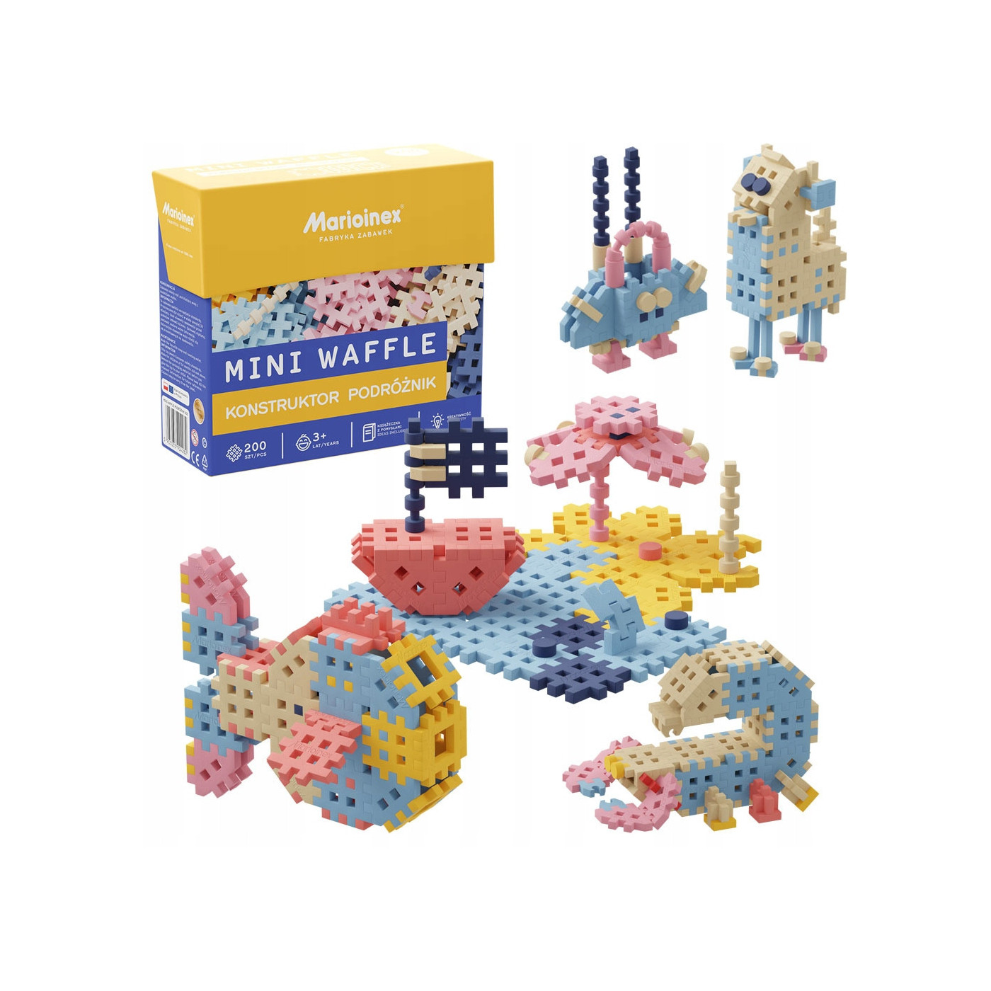 Klocki mini wafle Podróżnik - klocki tematyczne