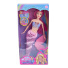 Lalka Syrenka z tęczowym ogonem - świecąca syrena z dźwiękiem - Dwa Kolory