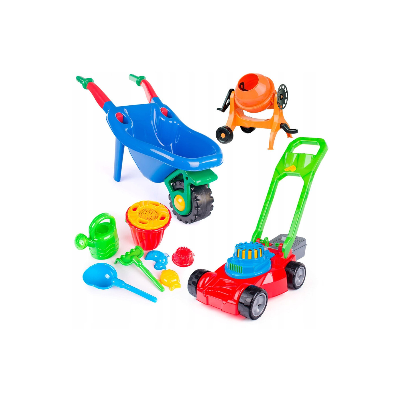 Taczki dziecięce zestaw do piasku zestaw wiosenny dla dzieci