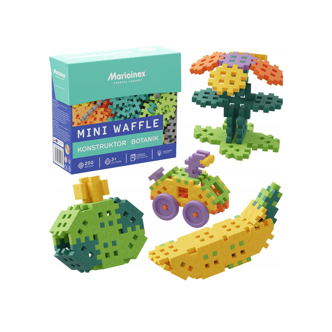 Klocki marioinex botanic konstruktor tematyczne klocki edukacyjne