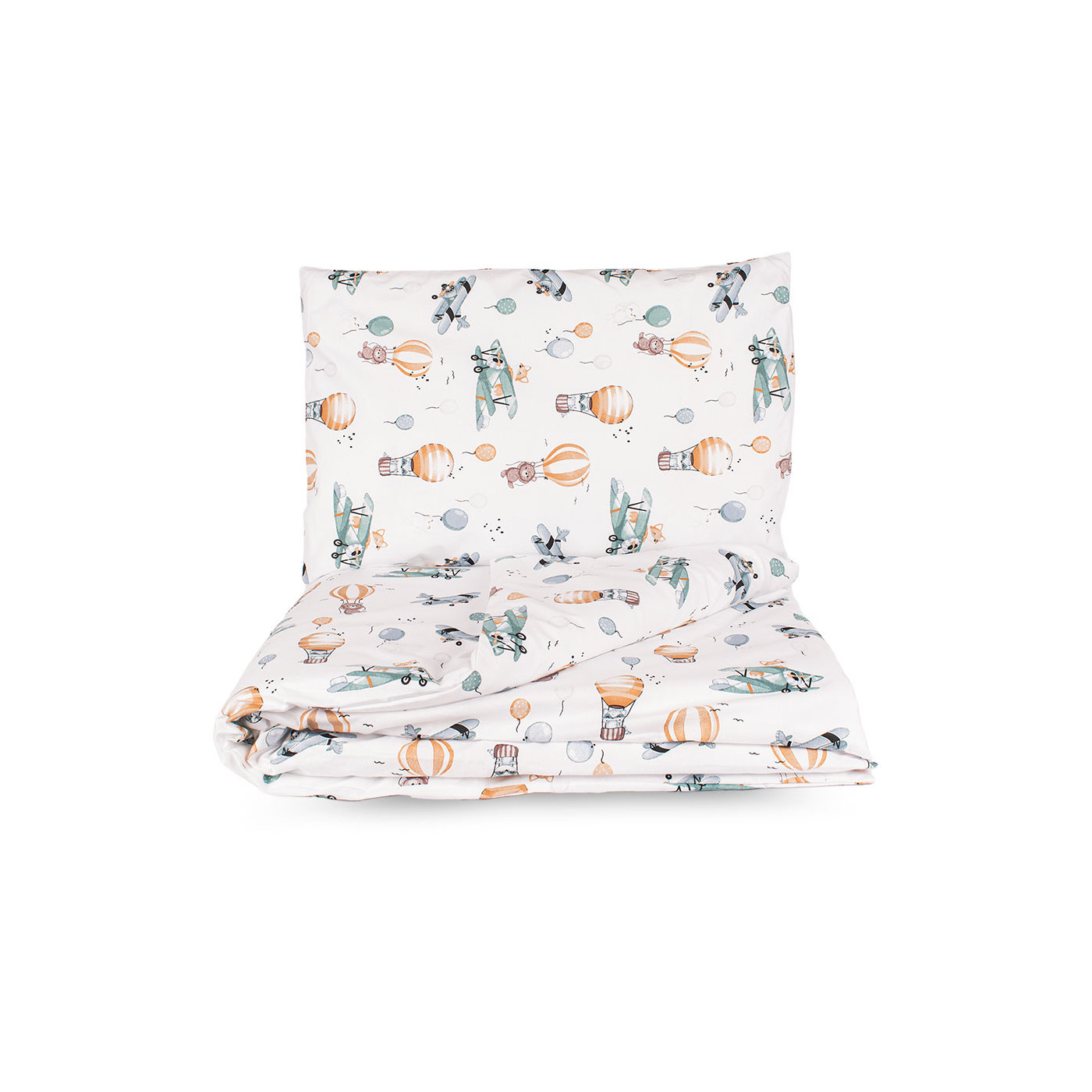 Pościel dziecięca do łóżeczka 120x90 cm. Kołdra i poduszka dla dziecka.