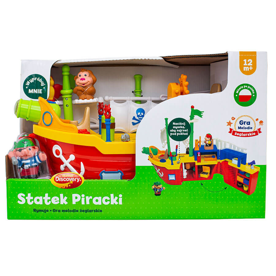 Zabawka dla roczniaka Statek piracki 