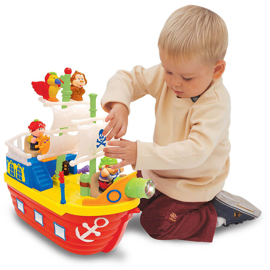 Zabawka dla niemowlaka statek piracki 