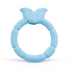 Gryzak ortodentyczny sensoryczny dla dzieci 3m+ giligums dumel kwiatek niebieski