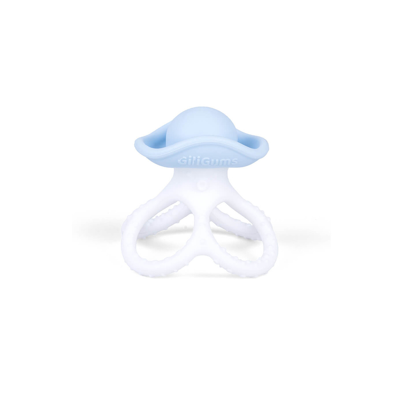 Gryzak orto sensoryczny dla niemowlaka 3 m+ giligums dumel miękki silikonowy ośmiorniczka