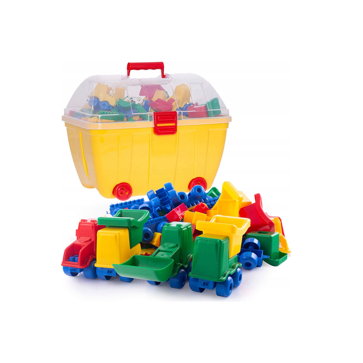 Kuferek k1 mały hemar klocki konstrukcyjne dla dzieci