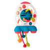 Zabawka dla malucha sensoryczna rakieta tuli fun dumel sznureczki, guziki koraliki 18m+
