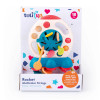 Zabawka dla malucha sensoryczna rakieta tuli fun dumel sznureczki, guziki koraliki 18m+