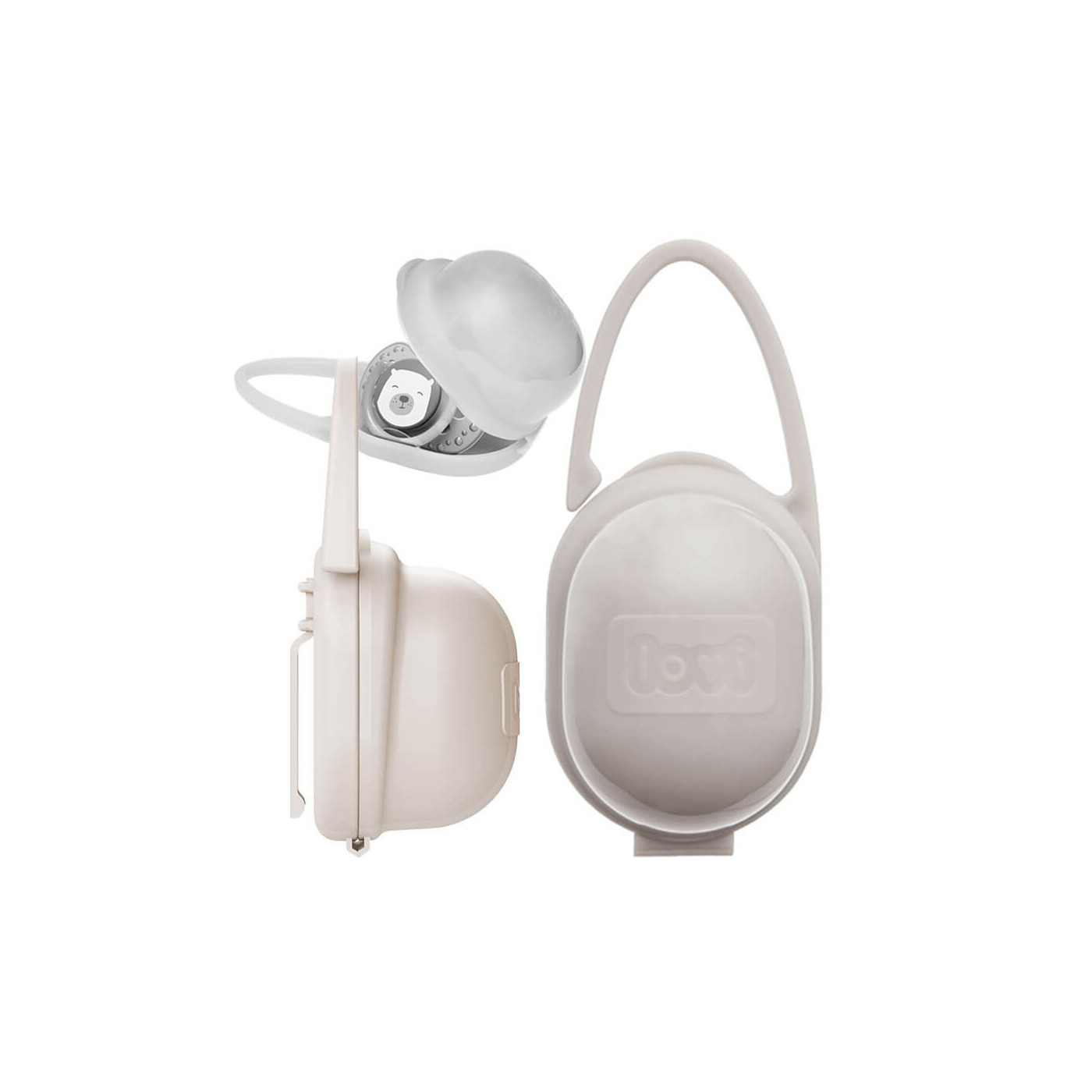 Pojemnik na smoczek Lovi beżowy 13/111