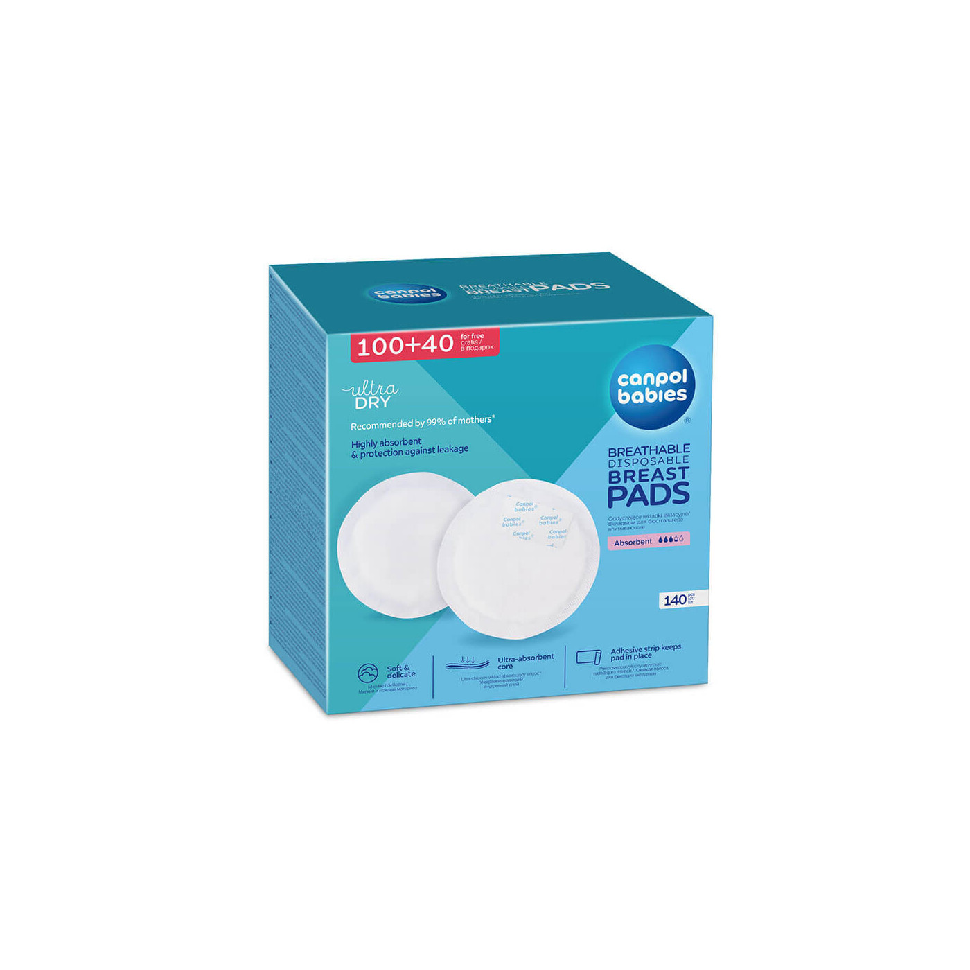 Wkładki laktacyjne Canpol babies 140 szt.