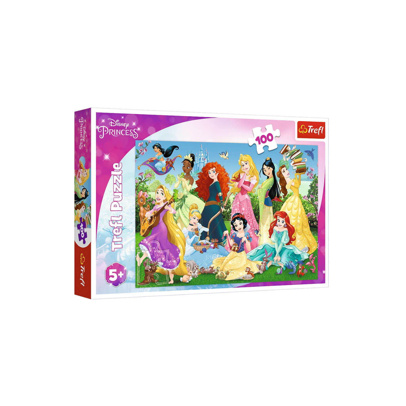 Puzzle z motywem księżniczek Trefl 100 el.