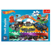 Puzzle 100 el. hot wheels pędzące samochody trefl zabawka układanka dla dzieci