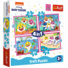 Puzzle 4w1 Baby Shark puzzle dla dzieci