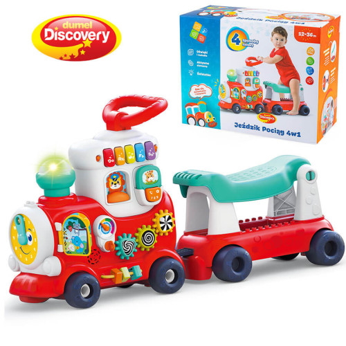 Jeździdełko dla dzieci pociąg dumel interaktywny