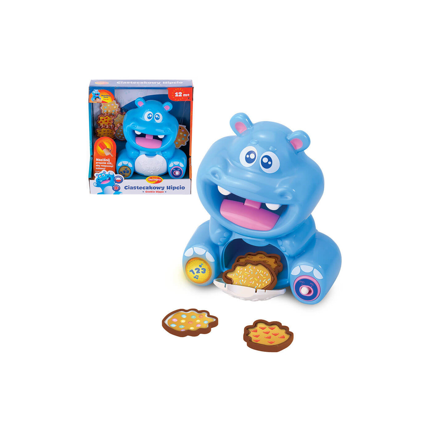 Zabawka dla rocznego dziecka ciasteczkowy hipcio dumel zabawka interaktywna