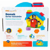 Sorter kształtów domek dumel zabawka edukacyjna nauka kształtów interaktywna dla malucha