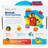 Sorter kształtów domek dumel zabawka edukacyjna nauka kształtów interaktywna dla malucha