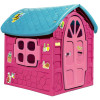 Zabawka ogrodowa, duży domek dziecięcy z otwieranymi oknami i drzwiami wersja różowa dla dziewczynek
