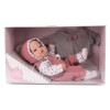 Lalka niemowlak bobas gumowy z akcesoriami 42 cm hiszpańska
