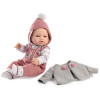 Lalka niemowlak bobas gumowy z akcesoriami 42 cm hiszpańska