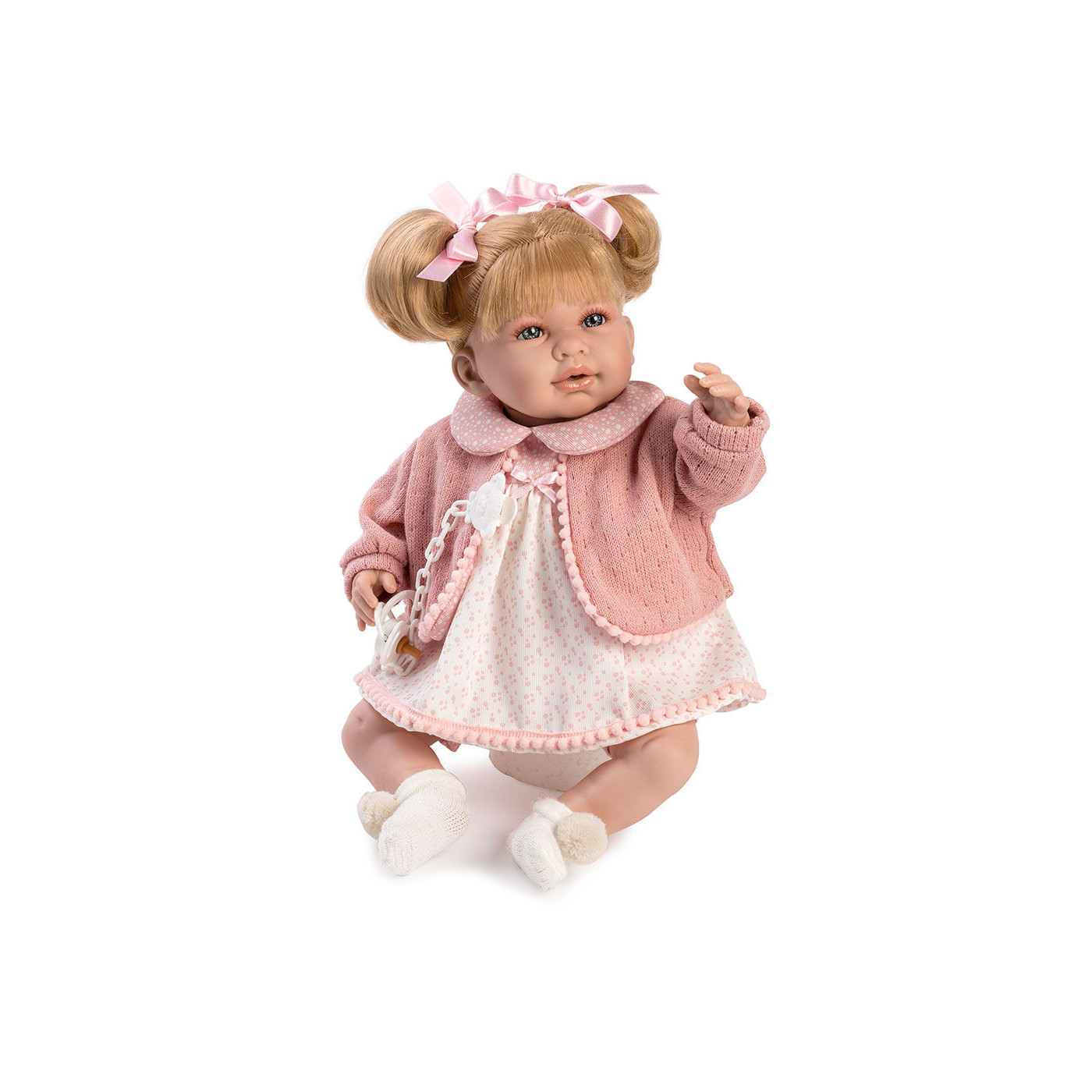 Lalka hiszpańska Daniela funkcyjna, płacze i mówi 42 cm