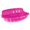 Piaskownica dziecięca muszla XXL 2 szt. plastikowa duża różowa