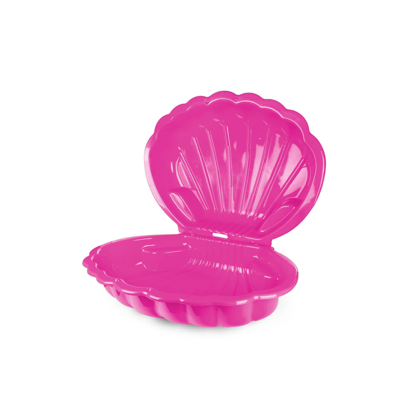 Piaskownica dziecięca muszla XXL 2 szt. plastikowa duża różowa