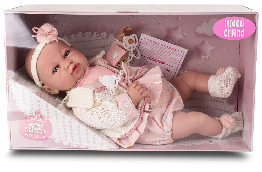 Lalka bobasek dla dziecka płacze, mówi 