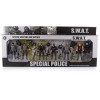 Zestaw figurek Policjanci SWAT, policja, komandosi + akcesoria ruchome