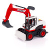 Koparka dla chłopca obrotowa funkcyjna kopania, światło i dźwięk 37 cm