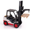 Wózek widłowy, widlak, podnośnik zabawka z akcesoriami, światło i dźwięk