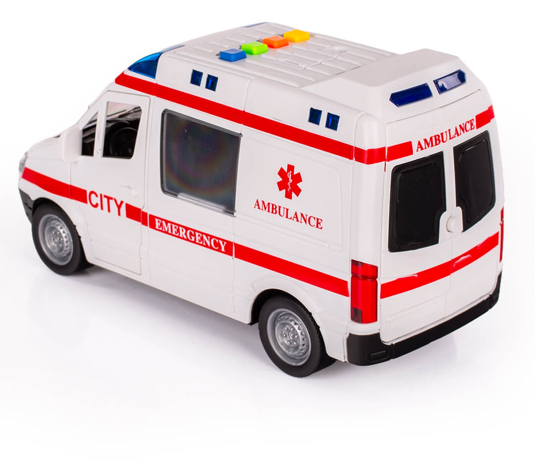 Ambulans karetka, pogotowie ratunkowe zabawka 