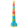 Układanka logiczna sorter wieża do układania dumel zamek zabawka dla dziecka