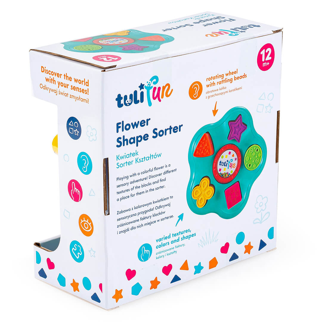 Zabawka od roku dla dziecka Kwiatek sorter 