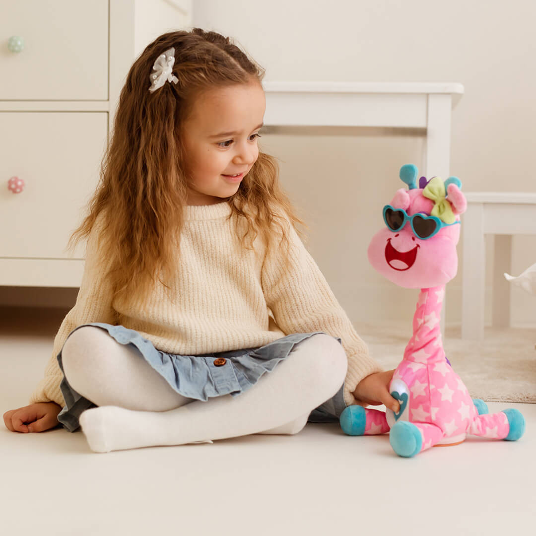 Zabawka edukacyjna tańcząca żyrafka Dumel